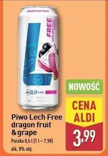 ALDI Piwo Lech Free Dragon Fruit Grape oferta