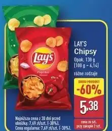 ALDI Chipsy zielona cebulka Lay's oferta