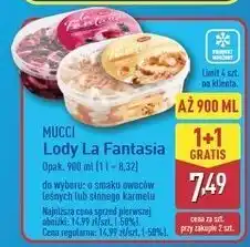 ALDI Lody o smaku słonego karmelu Mucci oferta