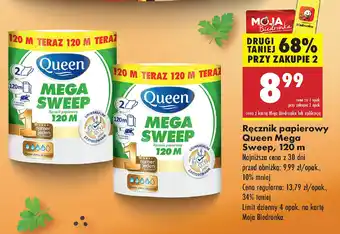 Biedronka Ręcznik papierowy Queen Mega Sweep oferta