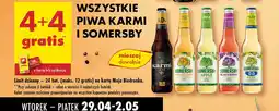 Biedronka Piwa Karmi i Somersby oferta