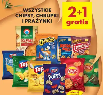 Biedronka Wszystkie chipsy, chrupki i prażynki oferta