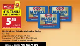 Biedronka Masło ekstra Polskie Mlekovita oferta