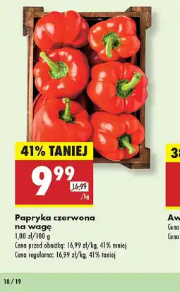 Biedronka Papryka czerwona oferta