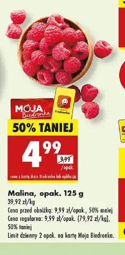 Biedronka Malina oferta