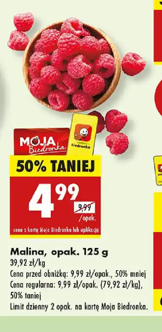 Biedronka Malina oferta