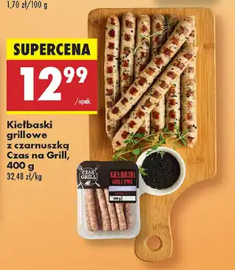 Biedronka Kiełbaski grillowe z czarnuszką Czas na Grill oferta