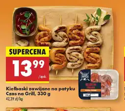 Biedronka Kiełbaski zawijane na patyku Czas na Grill oferta