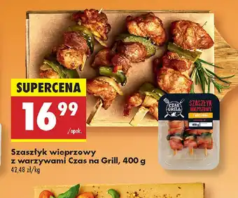 Biedronka Szaszłyk wieprzowy z warzywami Czas na Grill oferta