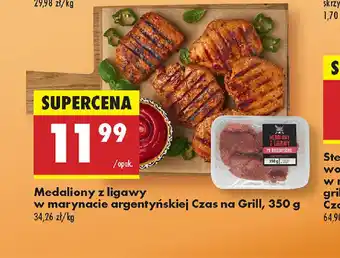 Biedronka Medaliony z ligawy w marynacie argentyńskiej Czas na Grill oferta