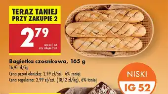 Biedronka Bagietka czosnkowa oferta