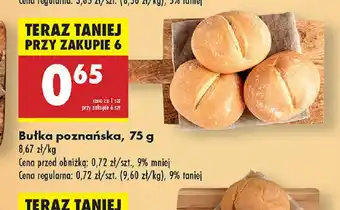Biedronka Bułka poznańska oferta
