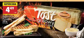 Biedronka Chleb tostowy grillowy z masłem i czosnkiem Oskroba oferta