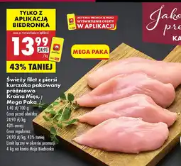 Biedronka Swieży filet z piersi kurczaka Kraina Mięs oferta