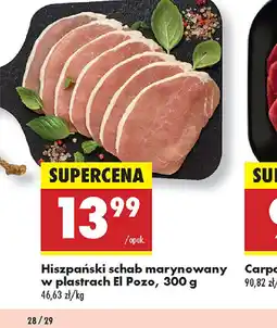 Biedronka Hiszpański schab marynowany w plastrach El Pozo oferta