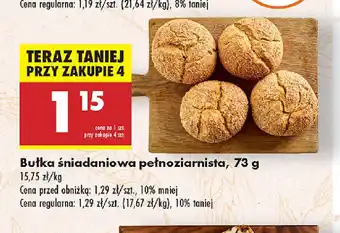 Biedronka Bułka śniadaniowa pełnoziarnista oferta