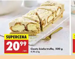 Biedronka Ciasto biała trufla oferta