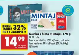 Biedronka Kostka z fileta mintaja oferta