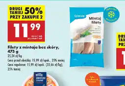 Biedronka Filety z mintaja bez skóry oferta