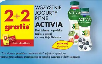 Biedronka Jogurty pitne Activia oferta