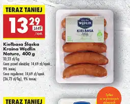 Biedronka Kiełbasa Sląska Kraina Wędlin Nature oferta