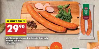 Biedronka Kiełbasa podlaska Podlaskie Specjały Kraina Wędlin oferta