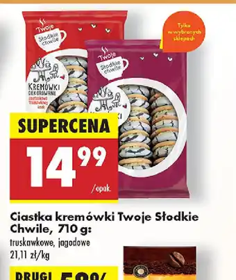 Biedronka Ciastka kremówki Twoje Słodkie Chwile oferta