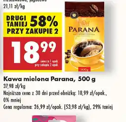 Biedronka Kawa mielona Parana oferta
