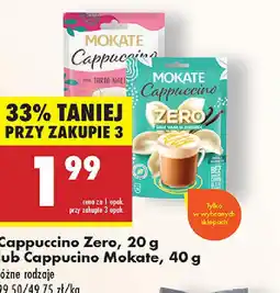 Biedronka Cappuccino Zero lub Cappuccino Mokate oferta