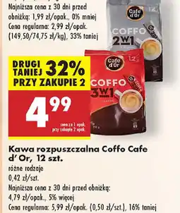 Biedronka Kawa rozpuszczalna Coffo Cafe d'Or oferta