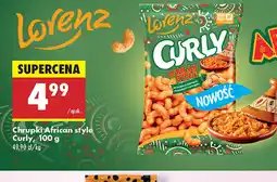Biedronka Chrupki African style Curly oferta