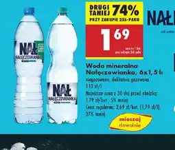 Biedronka Woda mineralna Nałęczowianka oferta