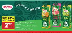 Biedronka Napój Hortex Tropical Duo oferta