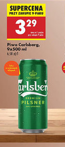 Biedronka Piwo Carlsberg oferta