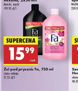 Biedronka Zel pod prysznic Fa oferta