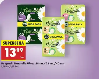 Biedronka Podpaski Naturella Ultra oferta