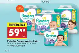 Biedronka Pieluchy Pampers Active Baby oferta
