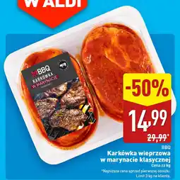 ALDI BBQ Karkówka wieprzowa w marynacie klasycznej oferta