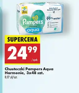 Biedronka Chusteczki Pampers Aqua Harmonie oferta
