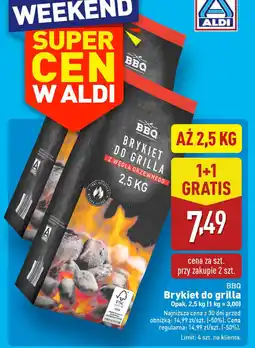 ALDI BBQ Brykiet do grilla oferta