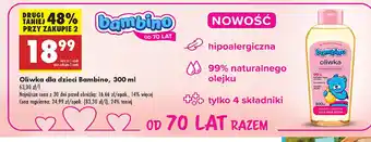 Biedronka Oliwka dla dzieci Bambino oferta