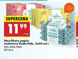 Biedronka Nawilżany papier toaletowy Dada Kids oferta