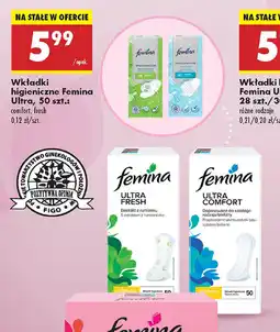 Biedronka Wkładki higieniczne Femina Ultra oferta