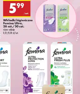 Biedronka Wkładki higieniczne Femina Ultra oferta