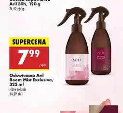 Biedronka Odświeżacz Aril Room Mist Exclusive oferta