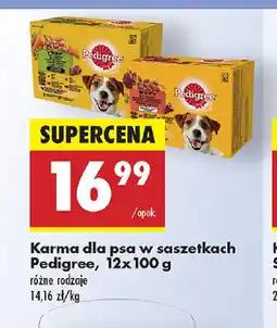 Biedronka Karma dla psa w saszetkach Pedigree oferta