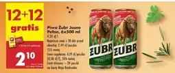 Biedronka Piwo Żubr Jasne Pełne 6x500 ml oferta