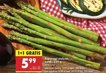 Biedronka Szparagi zielone opak . 250 g oferta