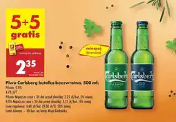 Biedronka Piwo Carlsberg butelka bezzwrotna, 500 ml oferta