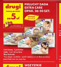 Biedronka Pieluchy Dada Extra Care oferta